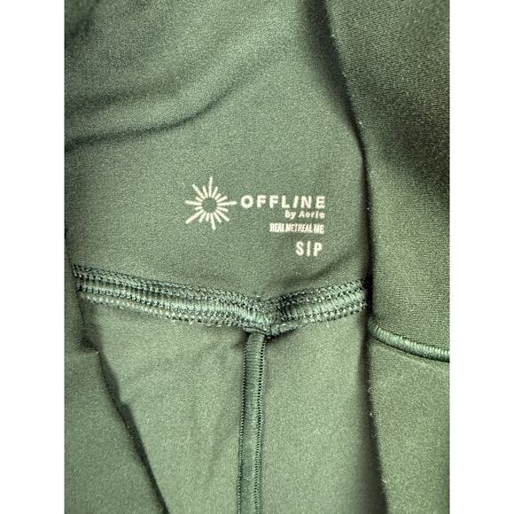 Aerie Offline Real Me Crossover Short Green size Small Athleisure Flirty Flowy - Picture 3 of 8